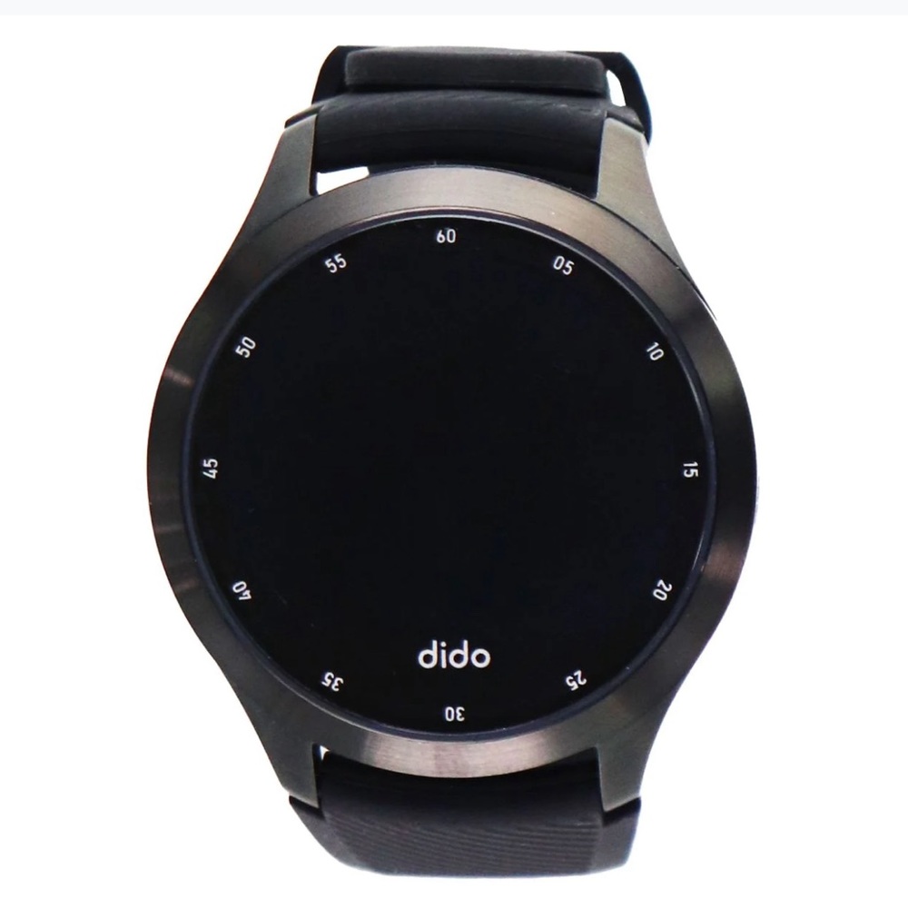 Dido (R2) IP68 Waterproof Smartwatch Fitness & Sleep Monitor. Black watch